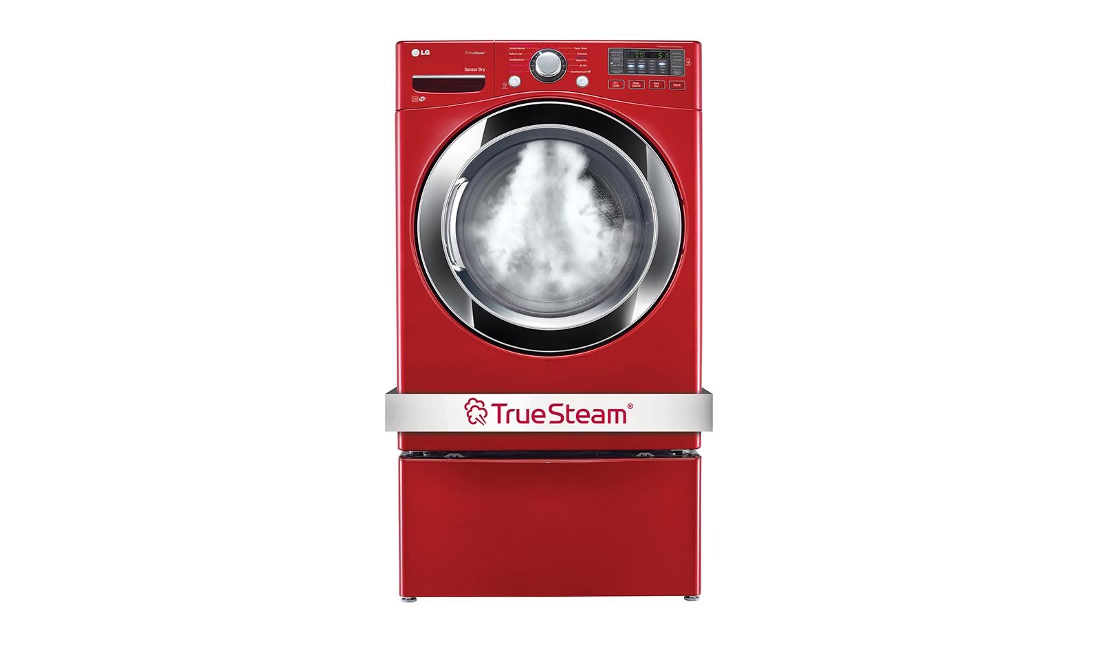 LG DLGX3371R: Large Capacity Steam Gas Dryer with NFC Tag On | LG USA