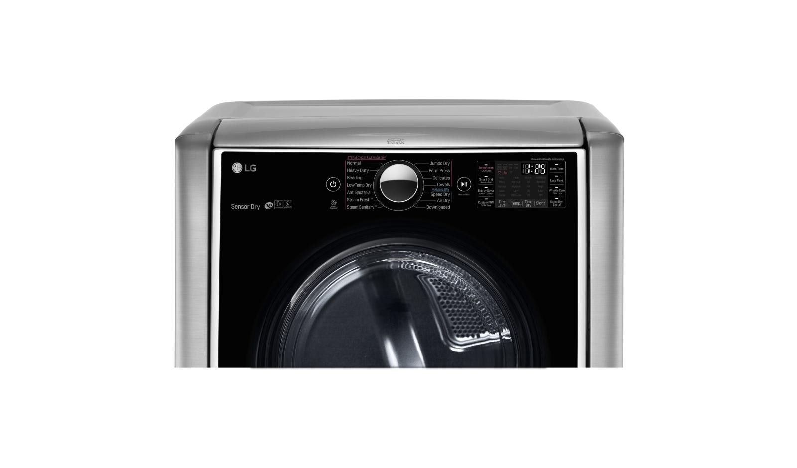 LG DLEX9000V Mega Capacity Smart ThinQ Steam Electric Dryer LG USA