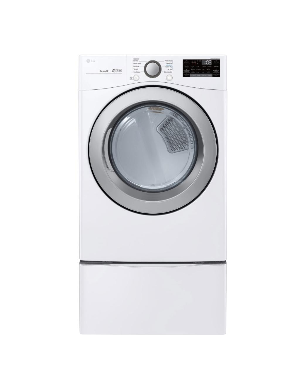 LG DLE3500W 7.4 cu. ft. Ultra Large Capacity Electric Dryer LG USA