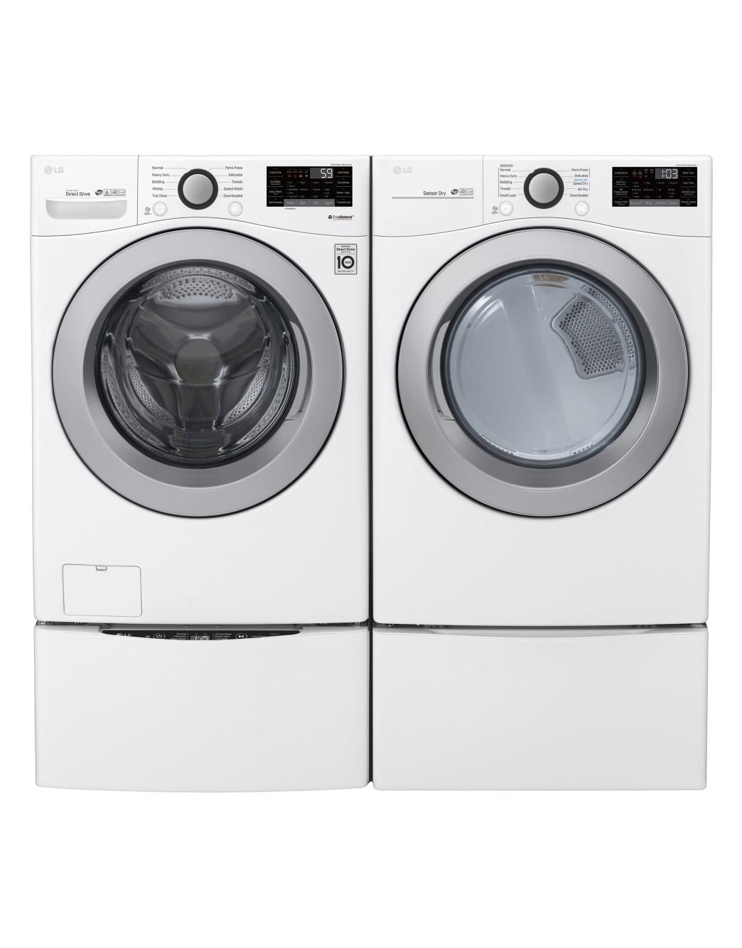 LG DLE3500W 7.4 cu. ft. Ultra Large Capacity Electric Dryer LG USA