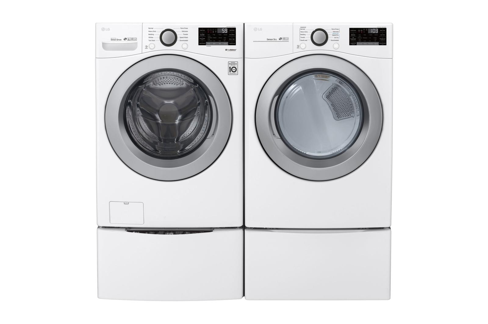 LG DLE3500W 7.4 cu. ft. Ultra Large Capacity Electric Dryer LG USA