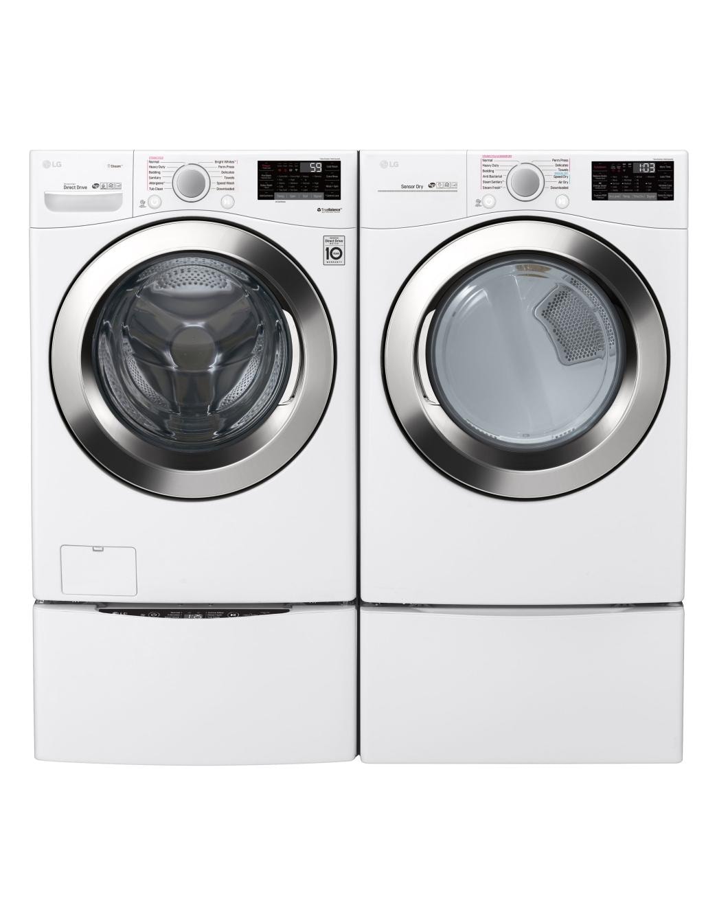 LG 7.4 cu. ft. Ultra Large Capacity Smart wifi Enabled SteamDryer