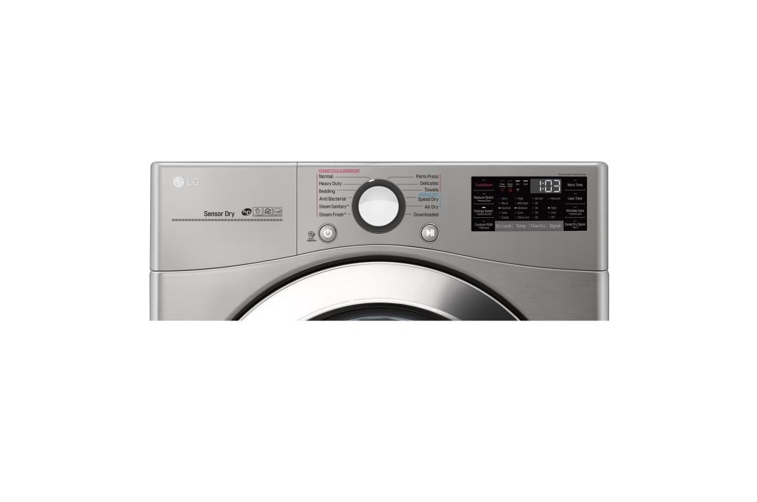LG 7.4 cu. ft. Ultra Large Capacity Smart wi-fi Enabled SteamDryer™, DLGX3701V, thumbnail 3