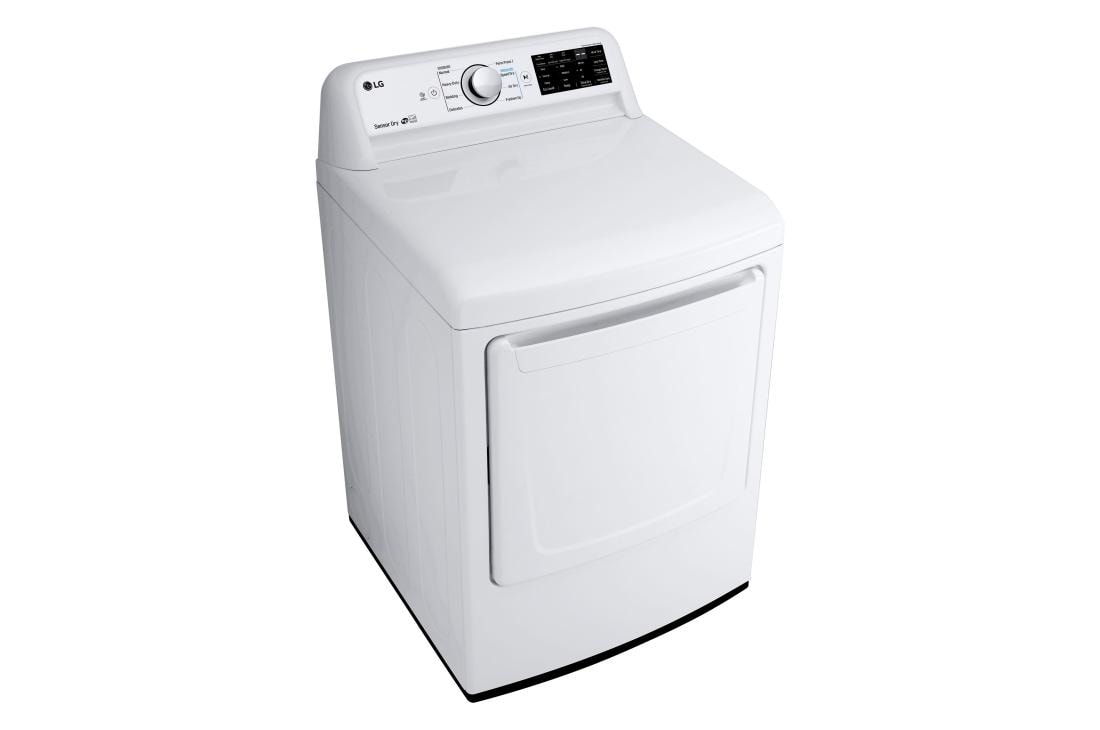 LG 7.3-cu ft Electric Dryer (White) ENERGY STAR in the Electric