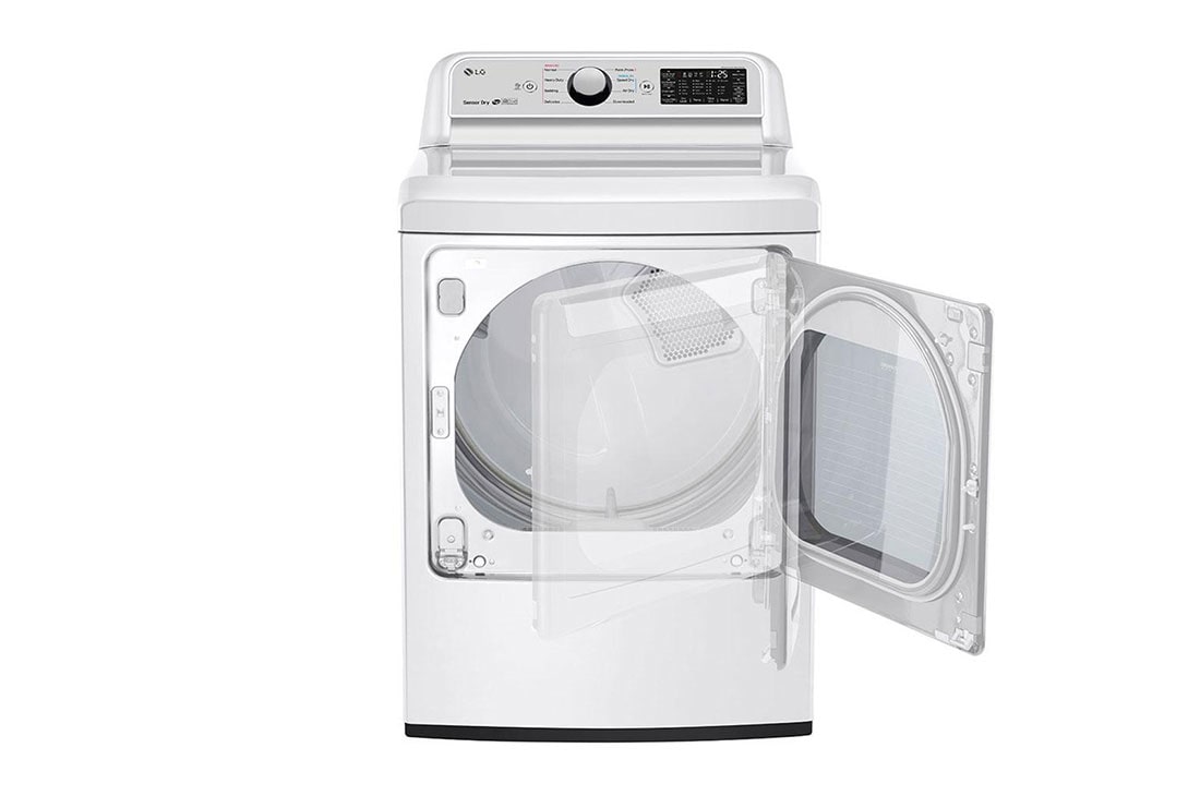 LG 7.3-cu ft Electric Dryer (White) ENERGY STAR in the Electric Dryers  department at