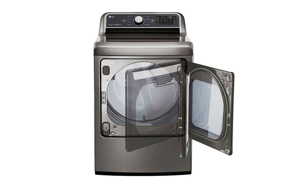 LG 7.3 cu. ft. Smart wi-fi Enabled Electric Dryer with Sensor Dry Technology, DLE7300VE, thumbnail 3