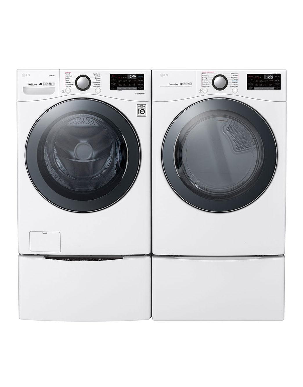 LG 7.4 cu.ft. Smart wifi Enabled Gas Dryer with TurboSteam™ (DLGX3901W