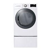 LG 7.4 cu.ft. Smart wi-fi Enabled Gas Dryer with TurboSteam™, DLGX3901W, thumbnail 1