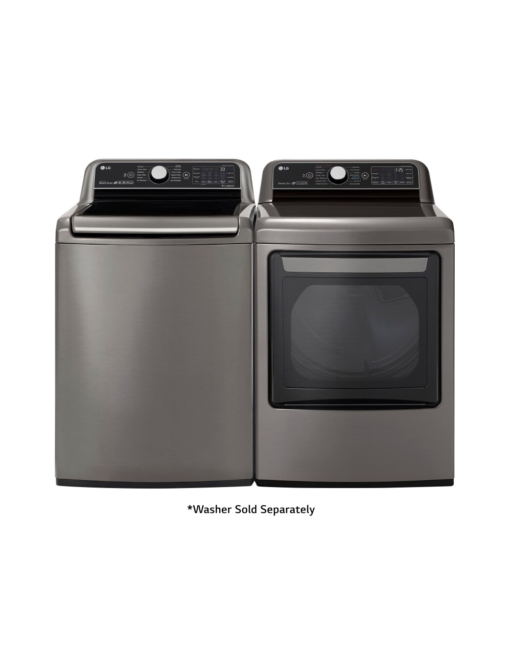LG DLGX7801VE 7.3 cu.ft. Gas Dryer with TurboSteam™ Technology LG USA