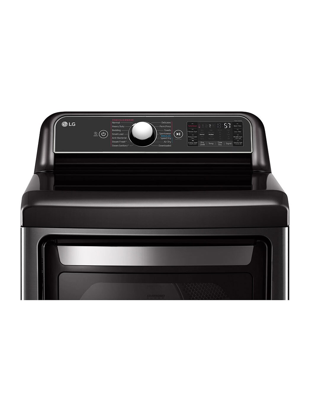 LG 7.3 cu.ft. Smart wifi Enabled Electric Dryer with TurboSteam