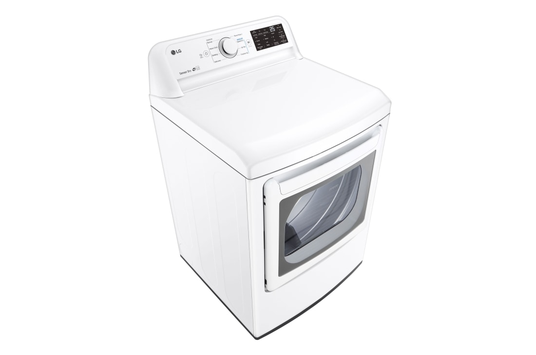 LG 7.3 cu. ft. Electric Dryer with Sensor Dry Technology, DLE7060WE, thumbnail 2