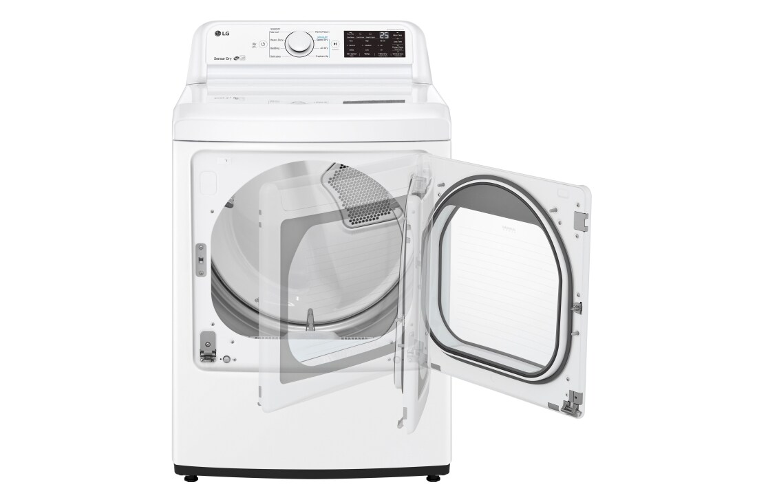 LG 7.3 cu. ft. Electric Dryer with Sensor Dry Technology, DLE7060WE, thumbnail 3