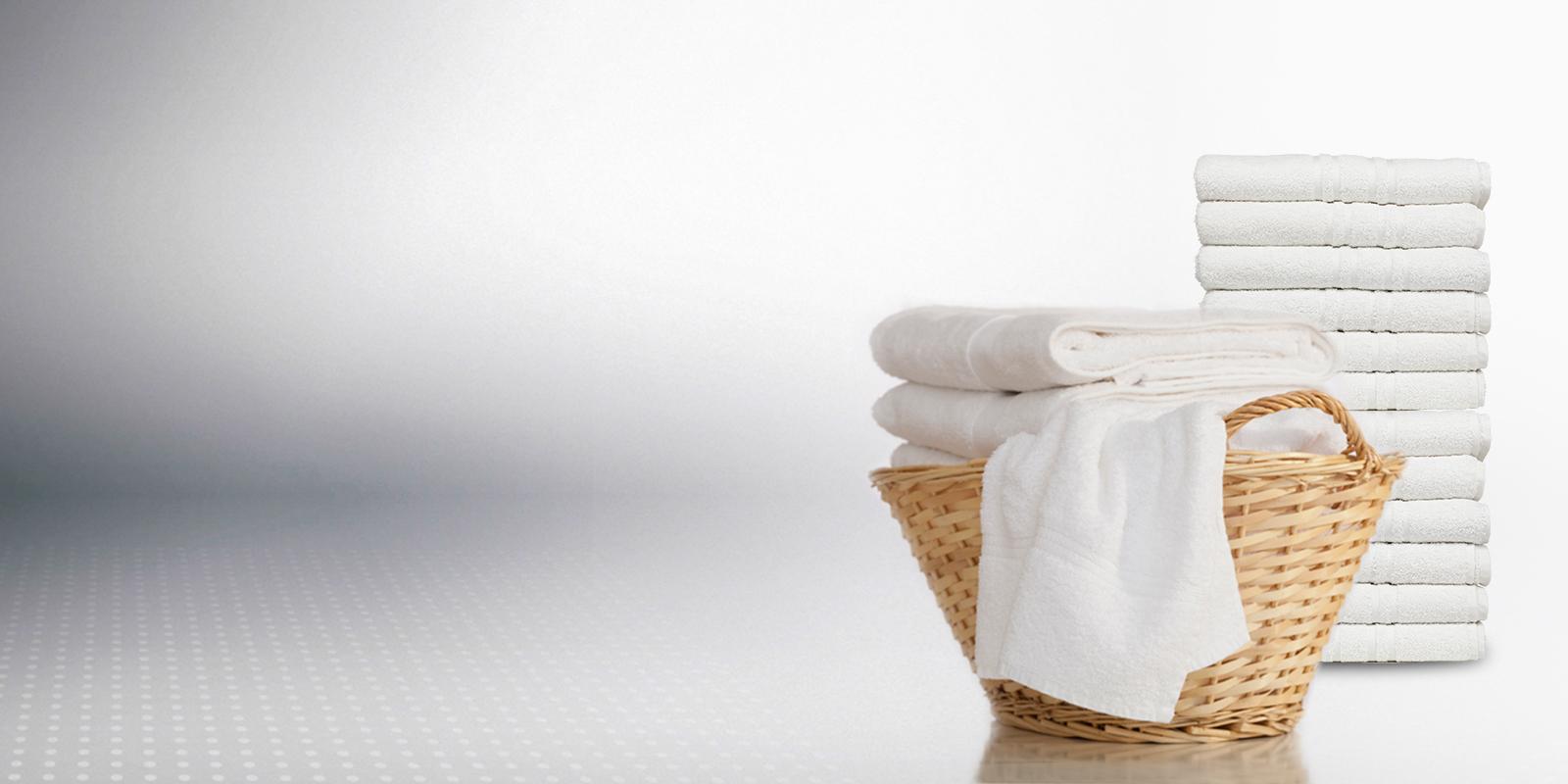 Ultra Large Capacity load of fresh towels