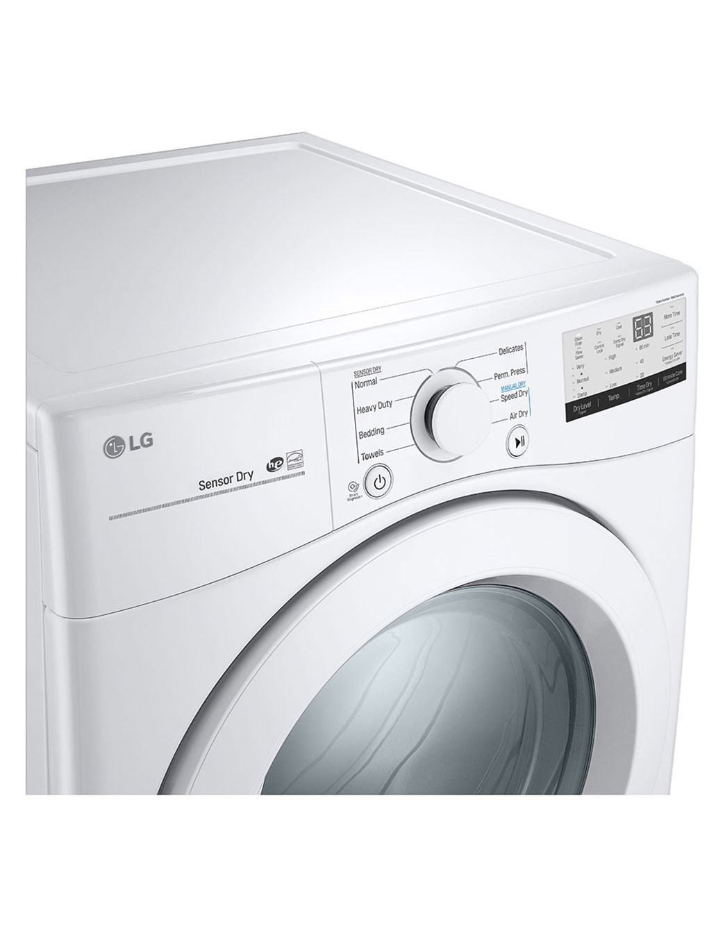 LG 7.4 cu. ft. Ultra Large Capacity Gas Dryer (DLG3401W) LG USA