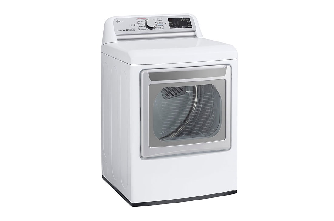 LG 7.3 cu.ft. Smart Wi-Fi Enabled Electric Dryer with TurboSteam™, Right Angle, DLEX7880WE, thumbnail 2