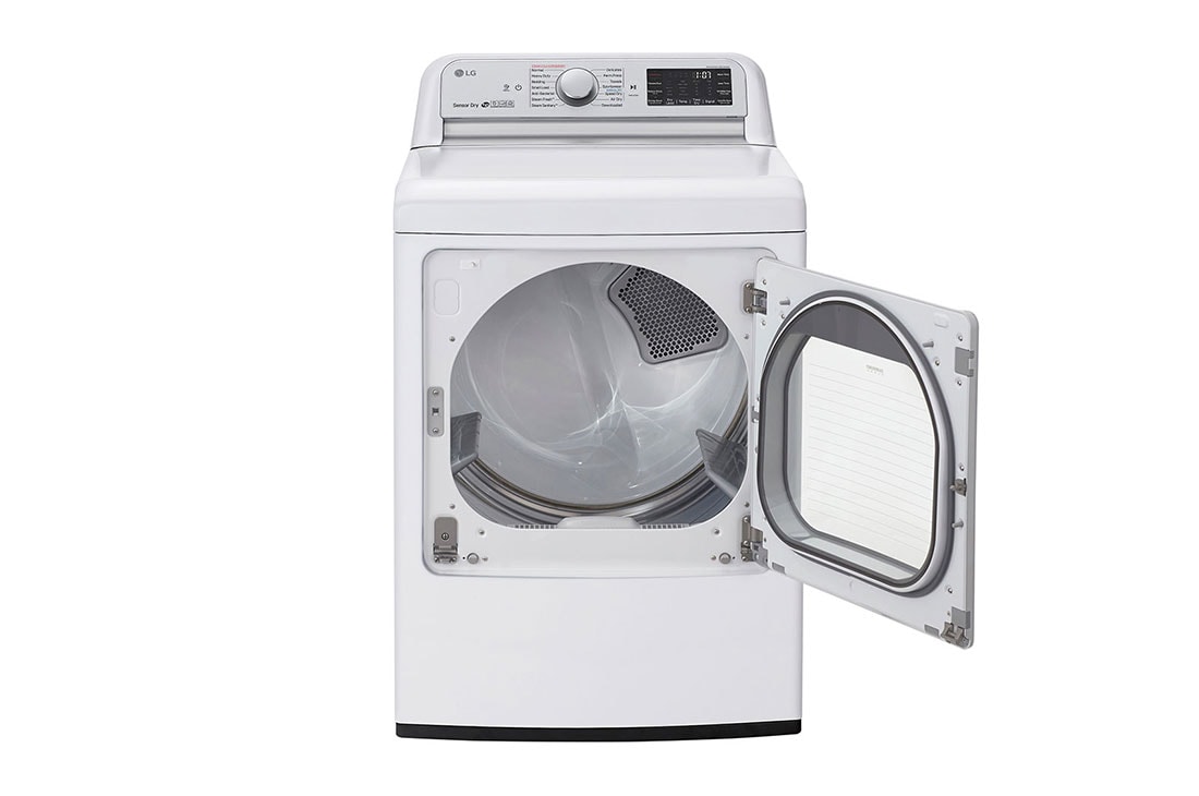 LG 7.3 cu.ft. Smart Wi-Fi Enabled Electric Dryer with TurboSteam™, Front Side Open, DLEX7880WE, thumbnail 5