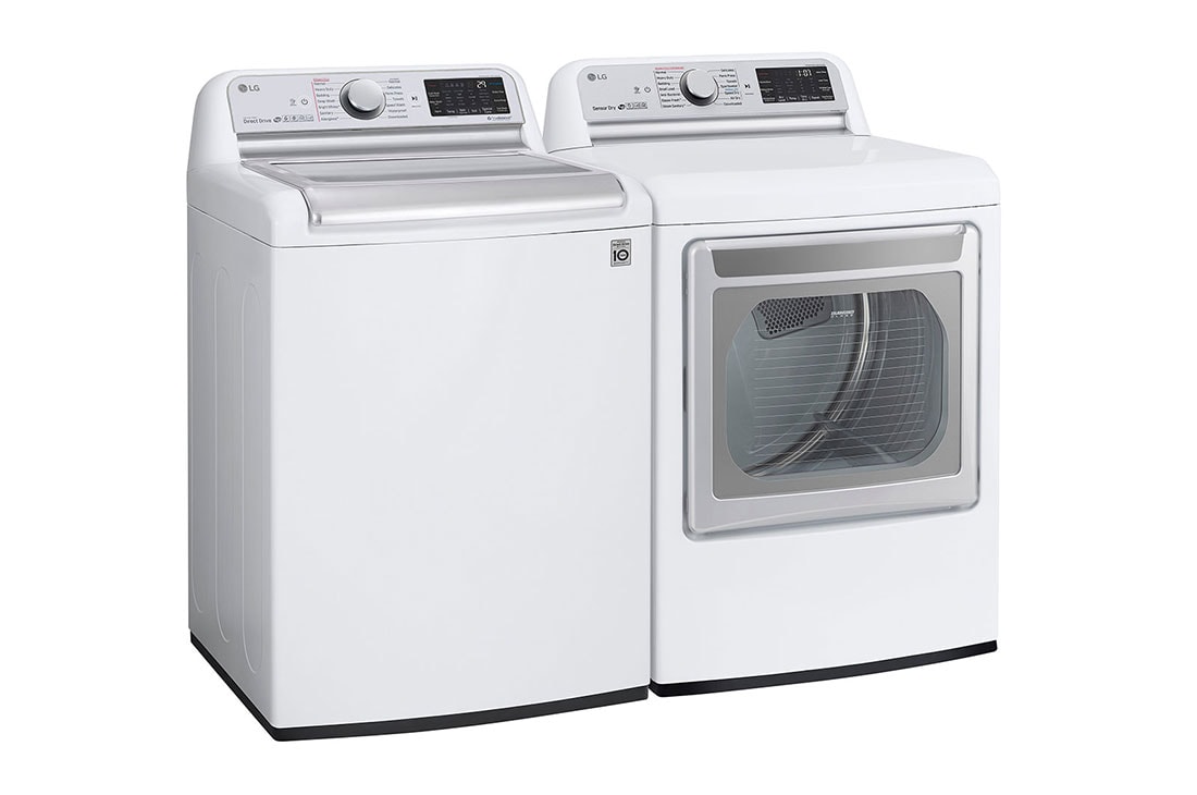 LG 7.3 cu.ft. Smart Wi-Fi Enabled Electric Dryer with TurboSteam™, Right Angle Bundle, DLEX7880WE, thumbnail 9