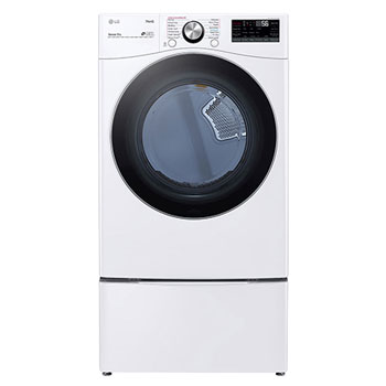 7.4 cu. ft. Ultra Large Capacity Smart wi-fi Enabled Front Load Gas Dryer with TurboSteam™ and Built-In Intelligence1