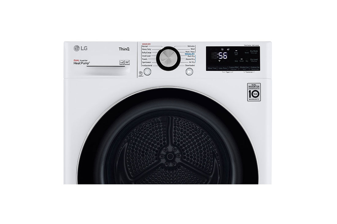 LG DLHC1455W: 4.2 cu.ft. Smart wi-fi Enabled Compact Front Load