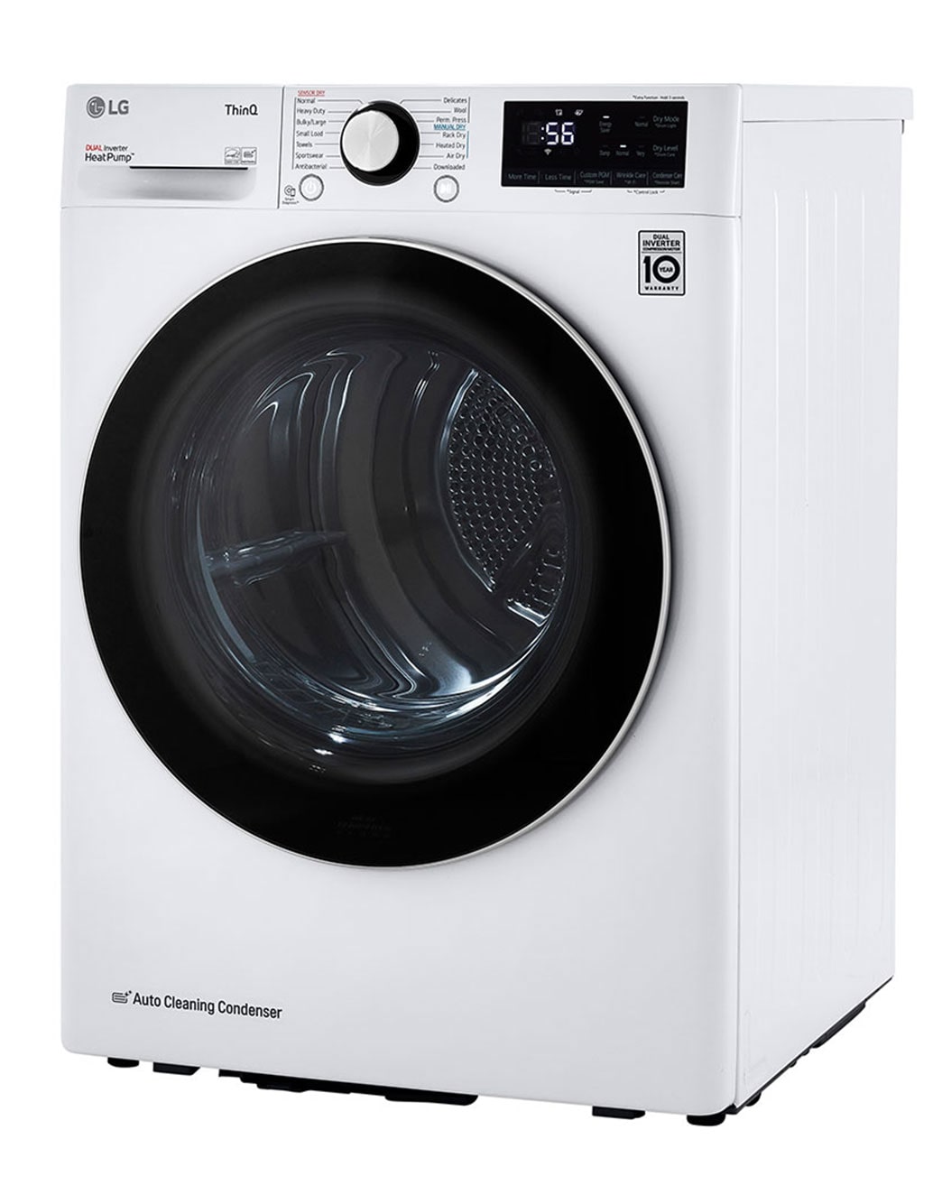 LG DLHC1455W 4.2 cu.ft. Smart wifi Enabled Compact Front Load Dryer