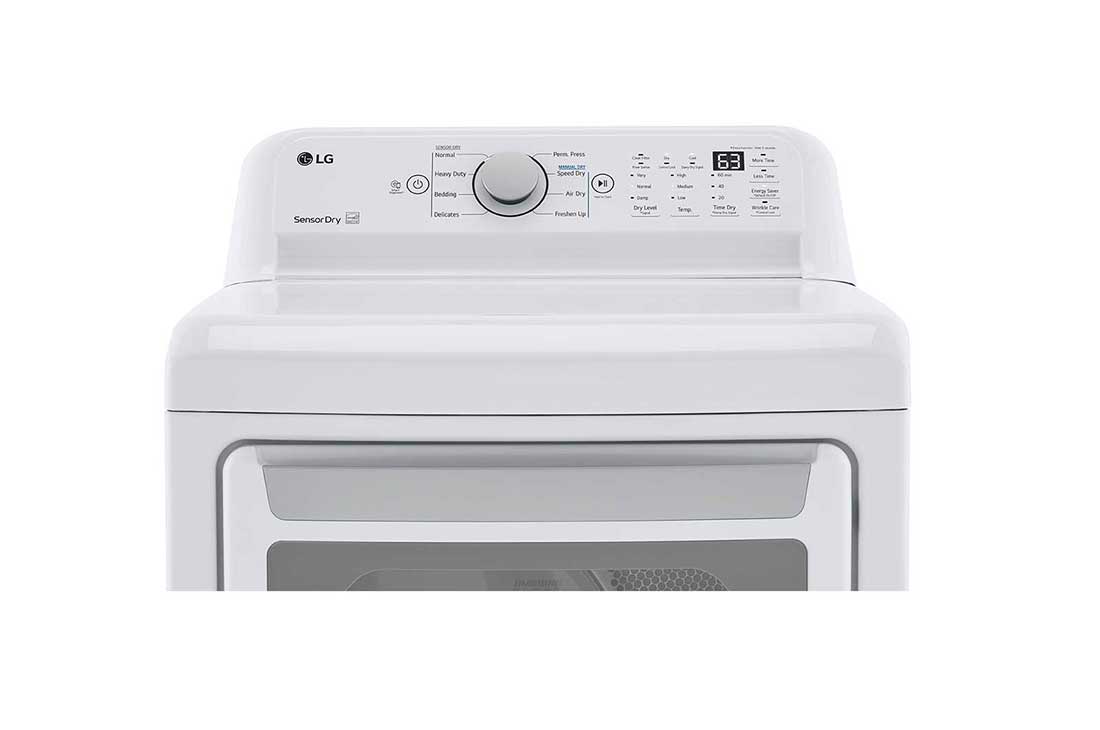 LG 7.3 cu. ft. Ultra Large Capacity Gas Dryer with Sensor Dry Technology, DLG7151W, thumbnail 7