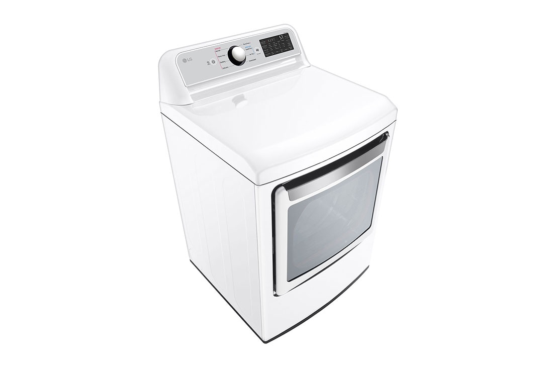 LG 7.3 cu. ft. Ultra Large Capacity Smart wi-fi Enabled Rear Control Electric Dryer with EasyLoad™ Door, DLE7400WE, DLE7400WE, thumbnail 2
