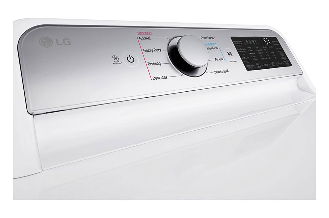 LG 7.3 cu. ft. Ultra Large Capacity Smart wi-fi Enabled Rear Control Electric Dryer with EasyLoad™ Door,  DLE7400WE, DLE7400WE, thumbnail 6