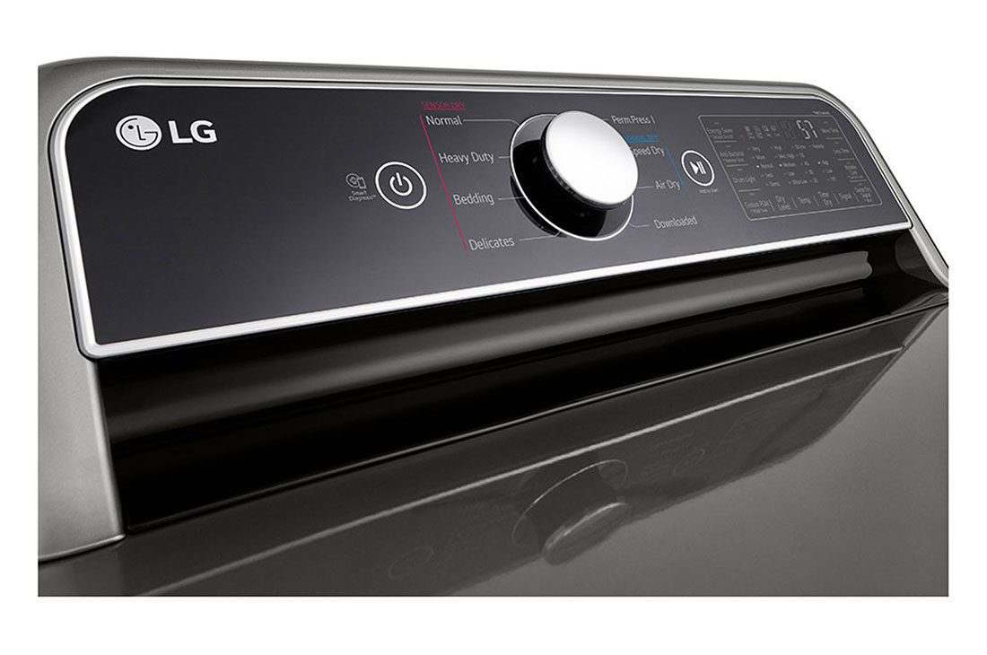 LG 7.3 cu. ft. Ultra Large Capacity Smart wi-fi Enabled Rear Control Electric Dryer with EasyLoad™ Door, DLE7400VE, DLE7400VE, thumbnail 6