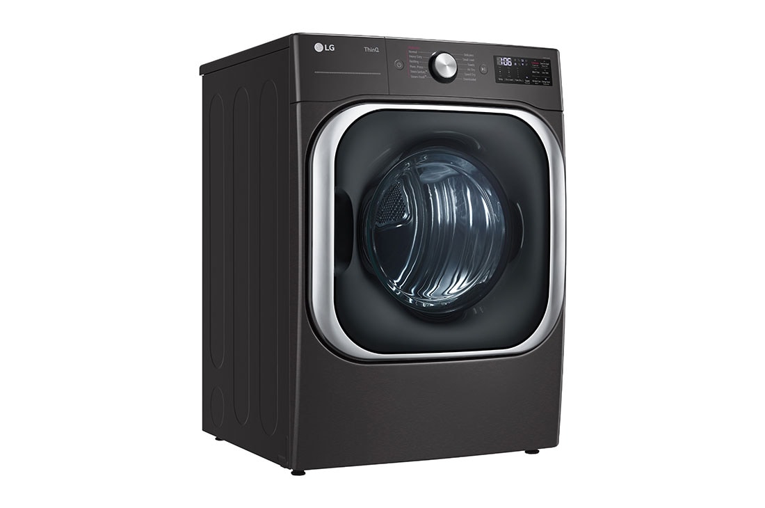 LG 9.0 cu. ft. Mega Capacity Smart wi-fi Enabled Front Load Gas Dryer with TurboSteam™ and Built-In Intelligence, DLGX8901B, DLGX8901B, thumbnail 2
