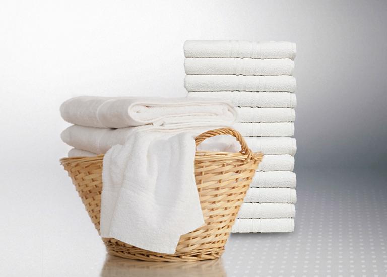 Ultra Large Capacity load of fresh towels