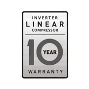 10-Year Warranty on Inverter Linear Compressor
