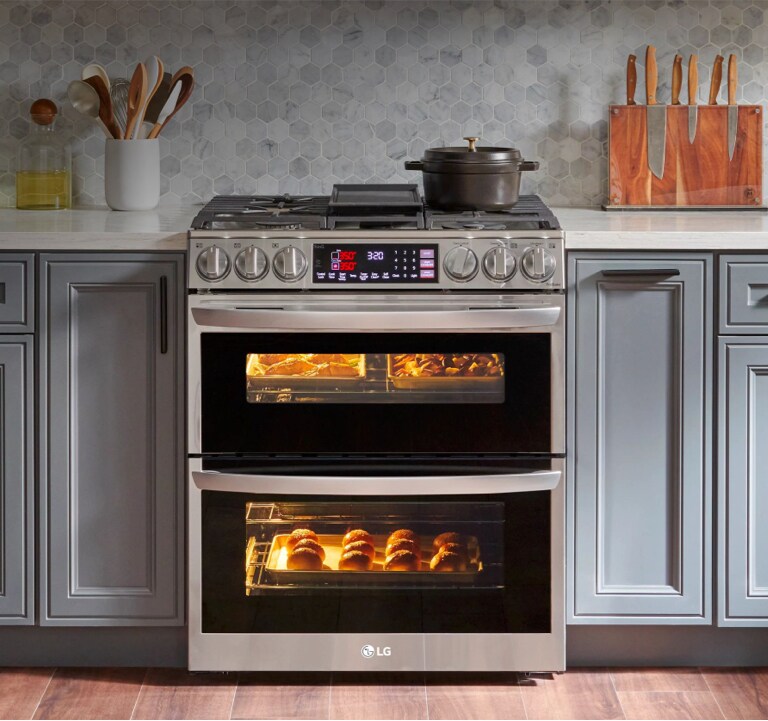 Lg Double Oven Gas Stove At Saul Carroll Blog