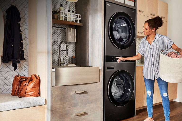 LG Wash Tower™ Single Unit Front Load 4.5 cu. ft. Washer and 7.2 cu. ft. Heat Pump Ventless