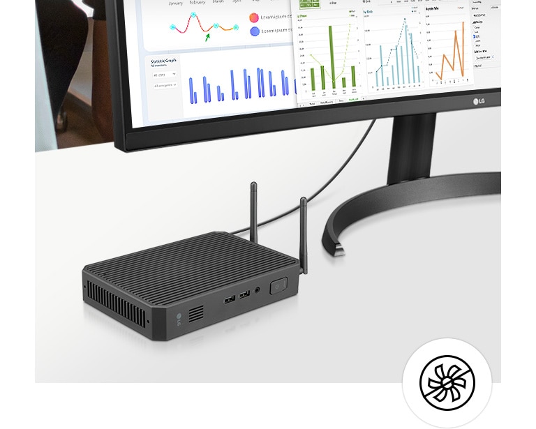 fanless design contributing to creating a pleasant office environment and increasing cost efficiency.