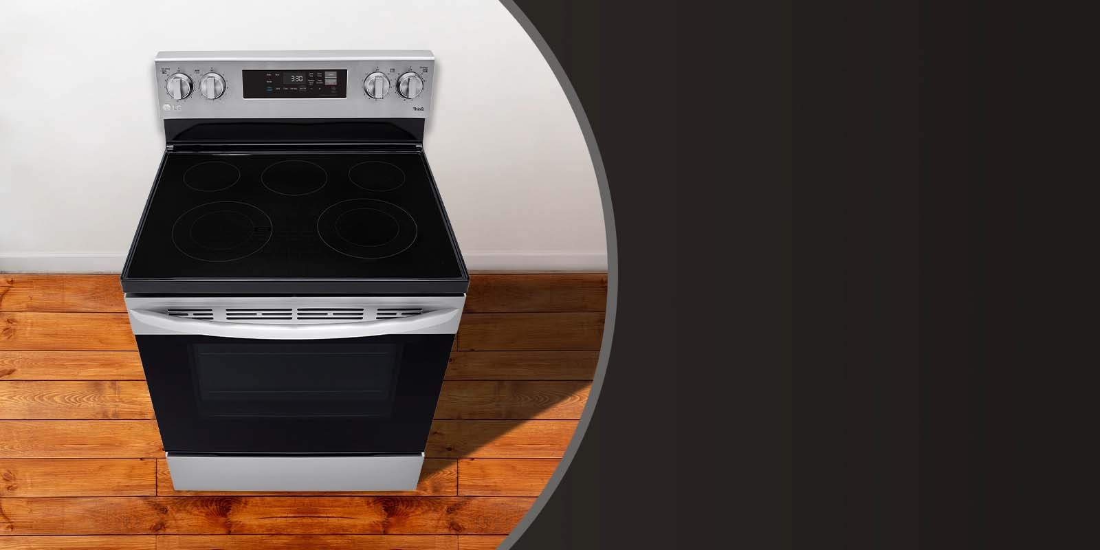 LG LREL6321S 6.3 cu ft. Smart wifi Enabled Electric Single Oven Range