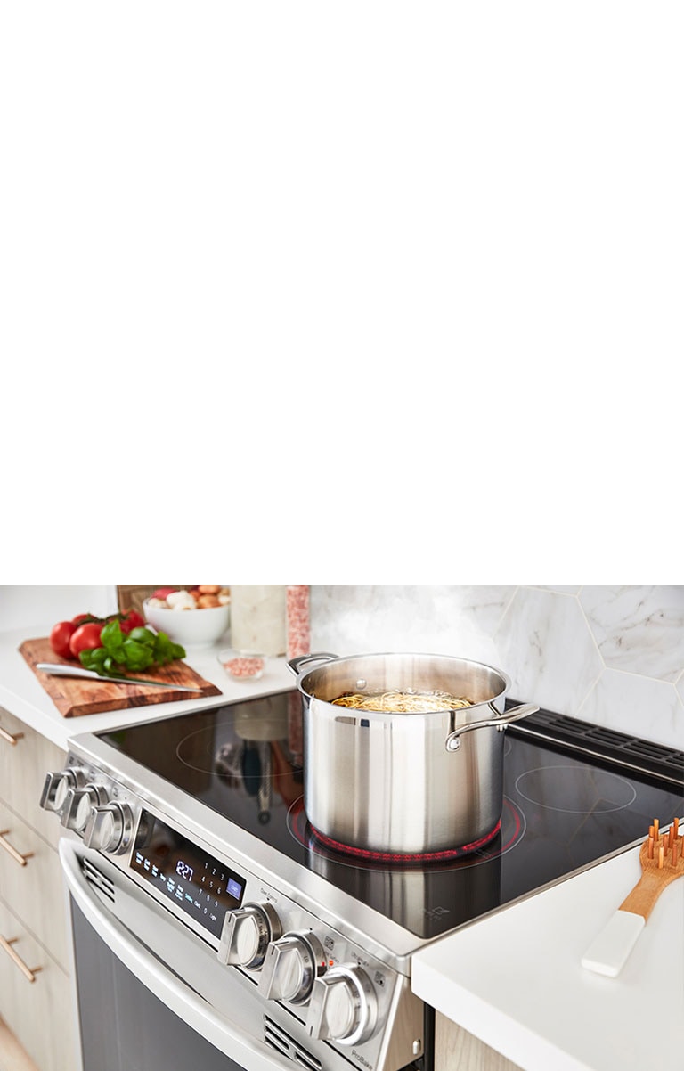 LG LSEL6333F 30 Inch Electric Slide-In Smart Range with 5 Elements, 6.3 cu  ft. Convection Oven, UltraHeat™ Element, Storage Drawer, Air Fry, and  EasyClean®+Self Clean: PrintProof™ Stainless Steel