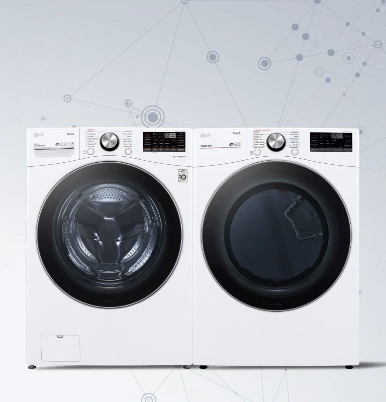Washer and Dryer Side by side