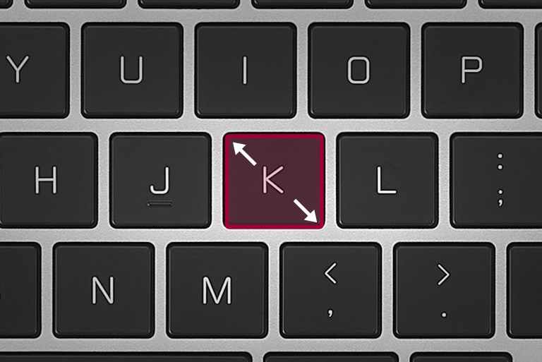 Expanded Keycaps enabling seamless typing, reducing typos.