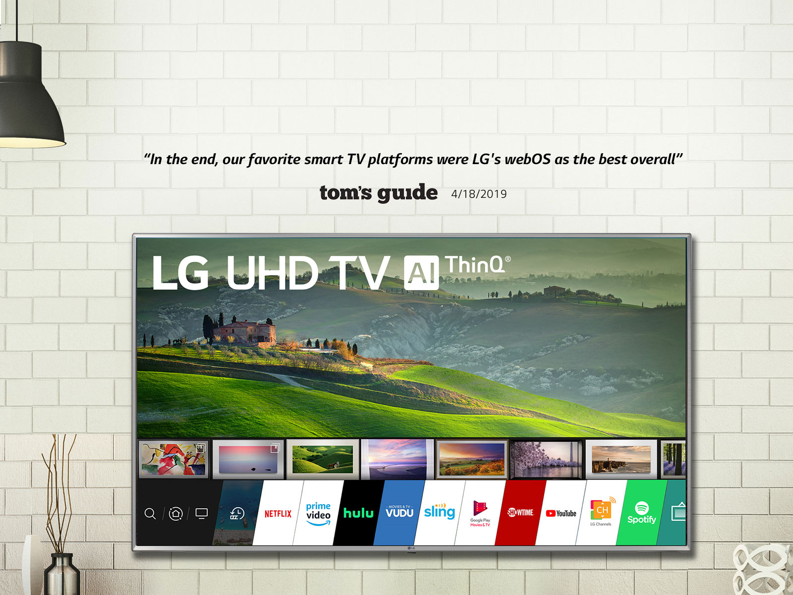 "In the end, our favorite smart TV platforms were LG's webOS as the best overall"