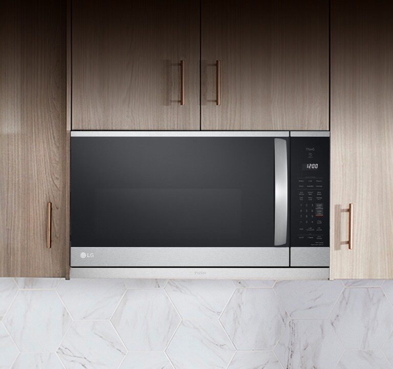 LG 2.1 cu. ft. Smart WiFi Enabled OvertheRange Microwave Oven with