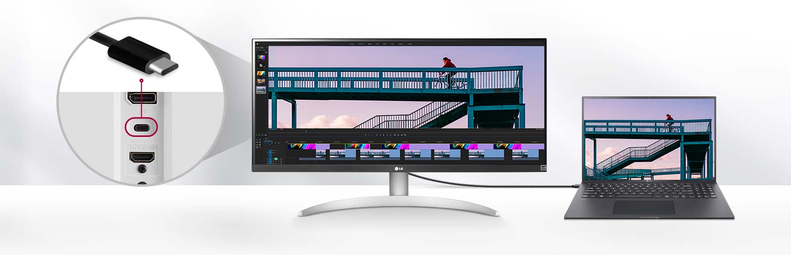 LG 29'' UltraWide FHD HDR10 AMD FreeSync™ IPS Monitor with USB