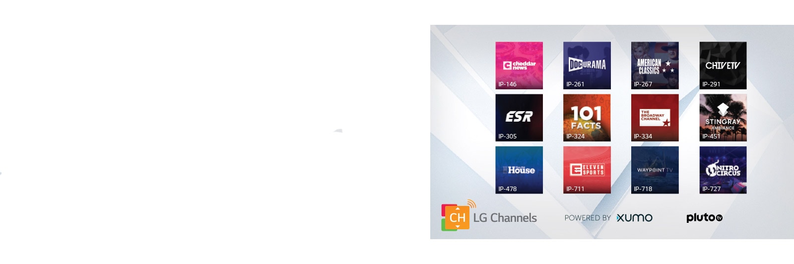 See more, stream more with LG Channels2