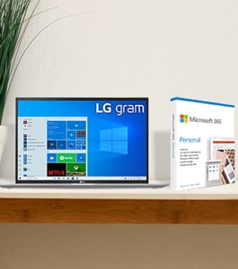Get gram and 1 free year of Microsoft 365 Personal
