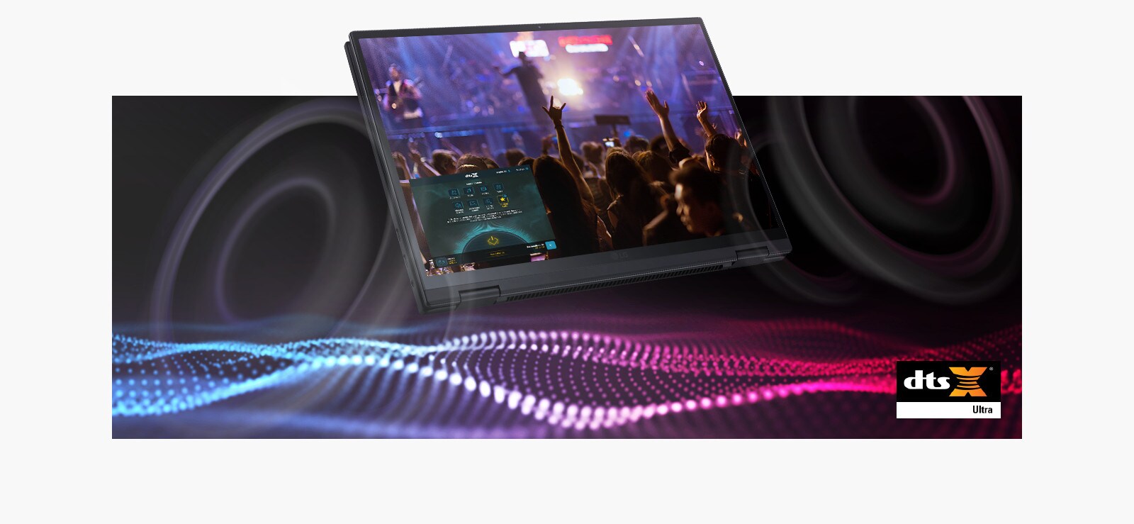 DTS: X Ultra offering Immersive Sound Experience.
