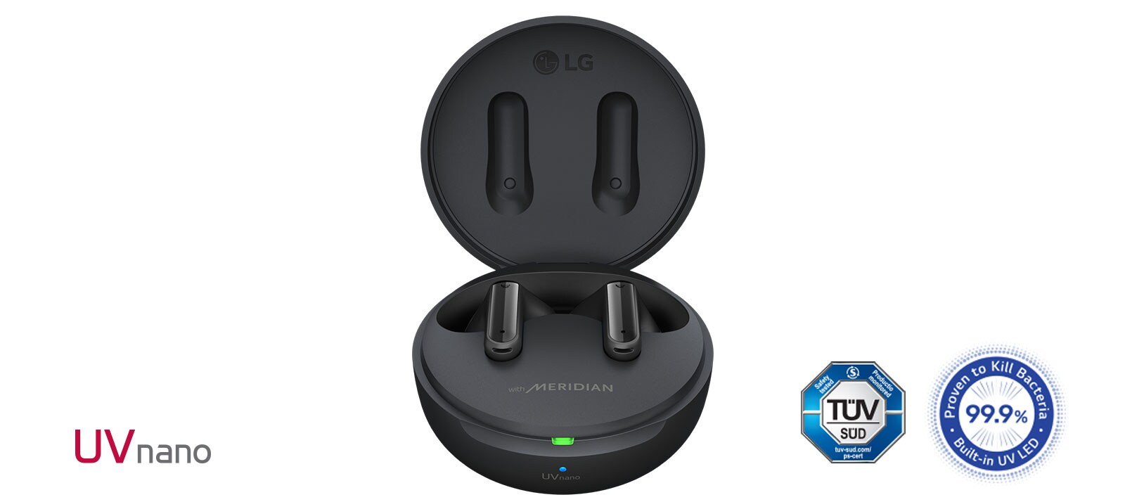 True Wireless Bluetooth UVnano Earbuds 