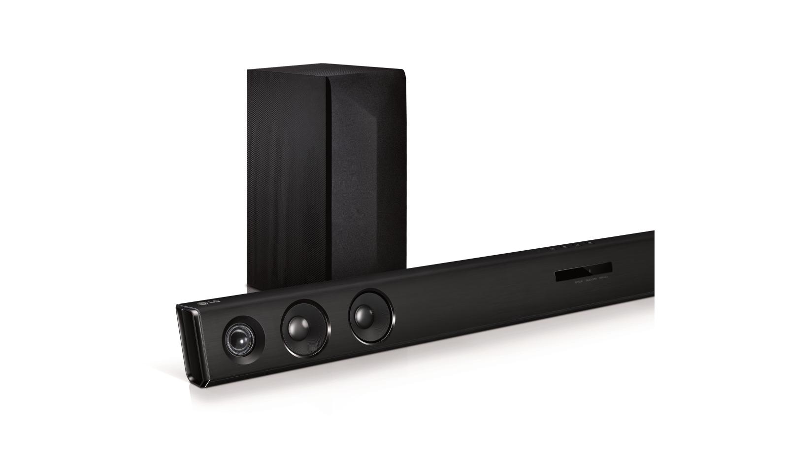 LG 2.1ch 300W Sound Bar with Wireless Subwoofer and Bluetooth