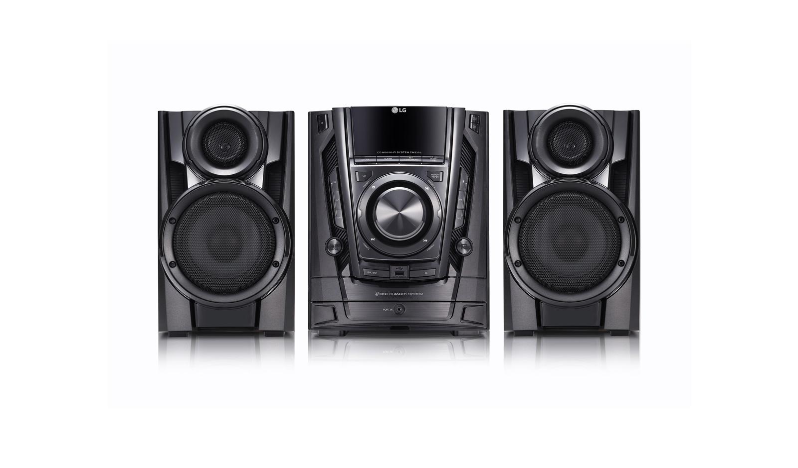 LG CM3370 LG XBOOM 200W HiFi Shelf System with 3CD, Cassette and