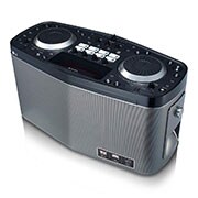 lg loudr portable bluetooth boombox speaker