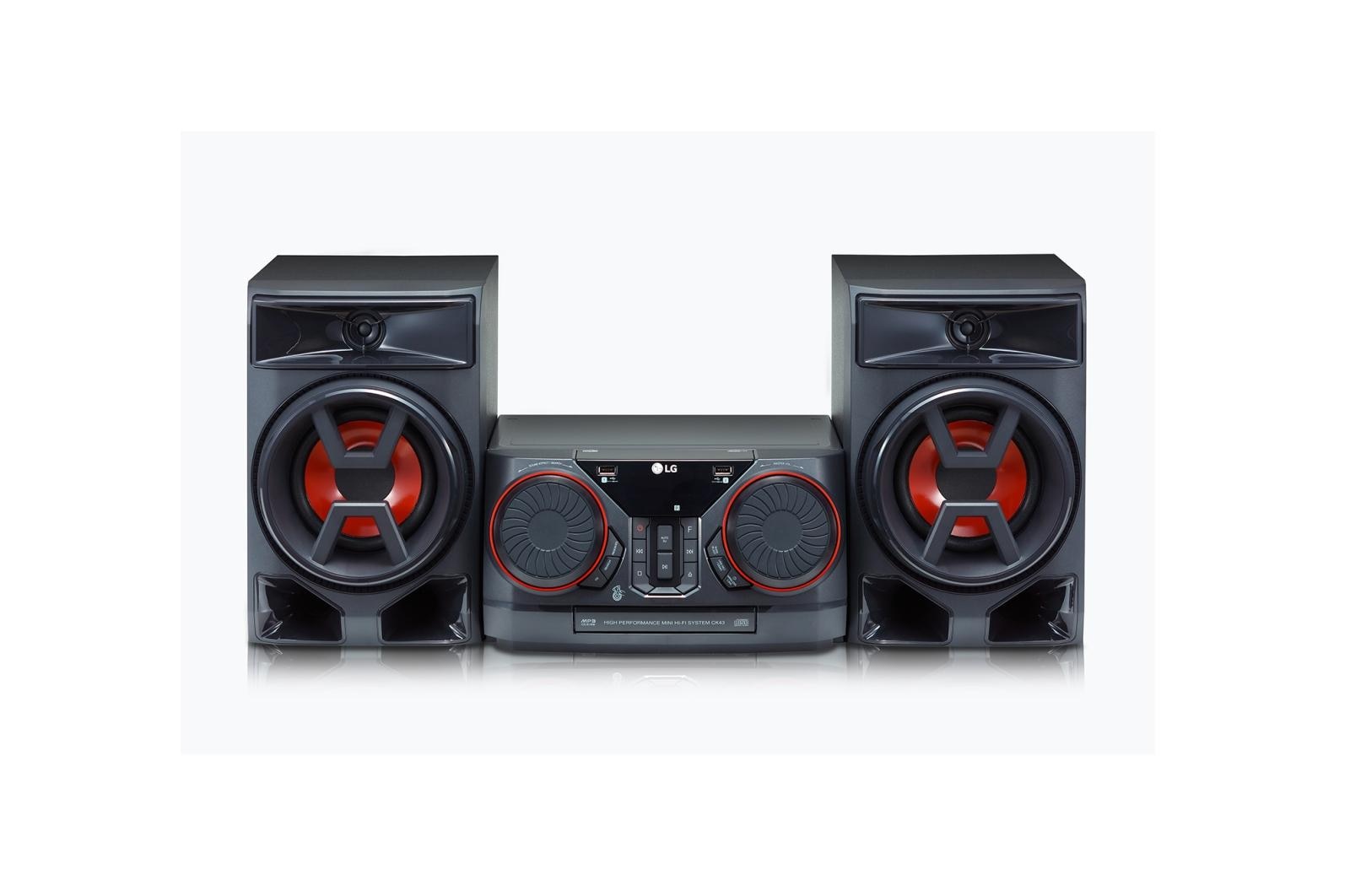 LG CK43 LG XBOOM 300W HiFi Shelf System LG USA