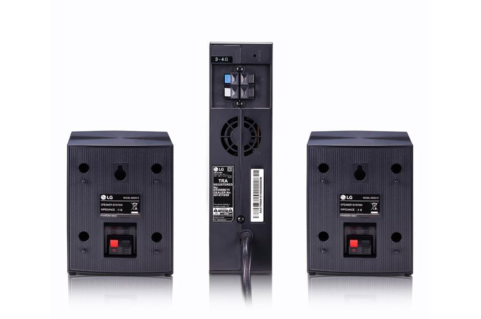 LG LASC58R 4.1 ch Sound Bar Surround System with Wireless Surround